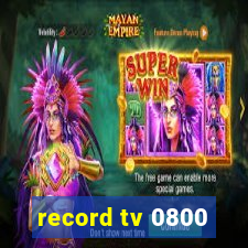 record tv 0800